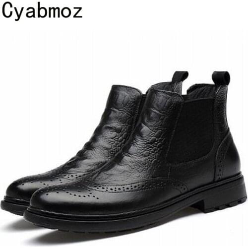 Мужские классические ботинки Cyabmoz China At AliExpress