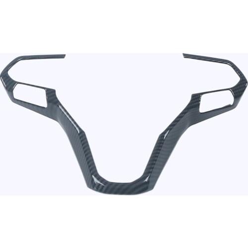 For Volkswagen VW Golf 8 MK8 PRO 2021 2022 VW Touareg 2019 2020 ABS Carbon Fiber Steering Wheel Button Sticker Cover Trim Frame