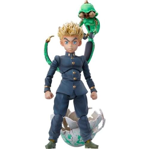 Jojos Bizarre Adventure Koichi Anime Figure Hirose Hand-Made Model Decoration Doll Movable Doll Pvc Model Collectible Child Toy
