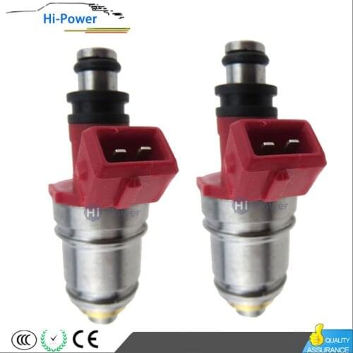 2PCS Fuel Injector Nozzle 1660086G00 16600-86G00 JS21-1 1660086G10 16600-86G10 For Nissan Pickup D21 2.4L