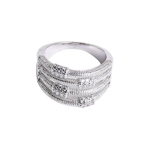 Exquisite female bar copper ring, female favorite