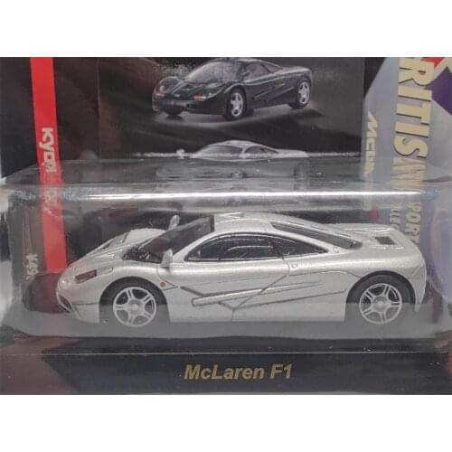 1/64 Kyosho Alloy Car McLaren F1 Silver Rare Collection Ornament