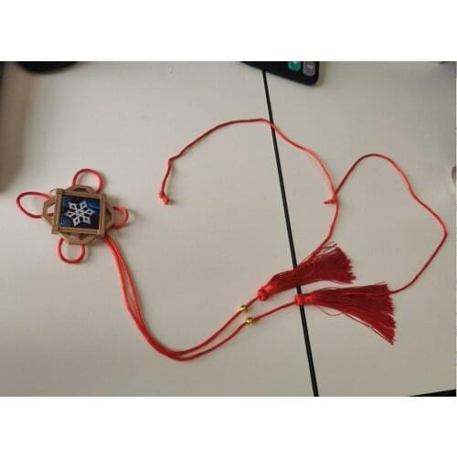 Genshin Impact Ganyu Cryo Vision Cloverleaf Knot Cosplay for Sale