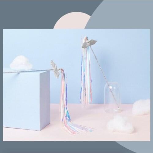 Kitten Dream Clothes Interactive Teaser Toy Bell Rod & Feather Play Funny Toys Cat Collar For Small Animals Pet Products