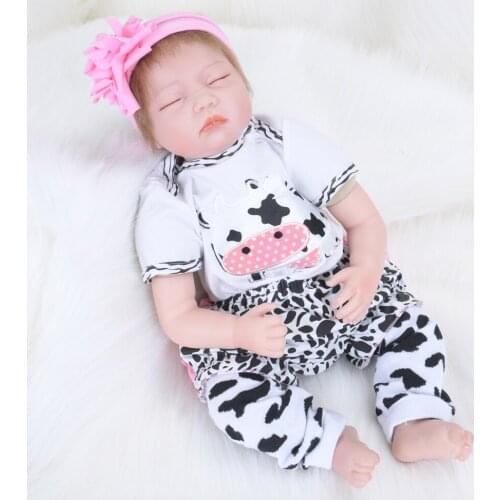 22" Baby Alive Doll Reborn Doll Lifelike Kid Toy Newborn Babe Doll Baby Brinquedos Silicone Cotton Body Babies Boneca