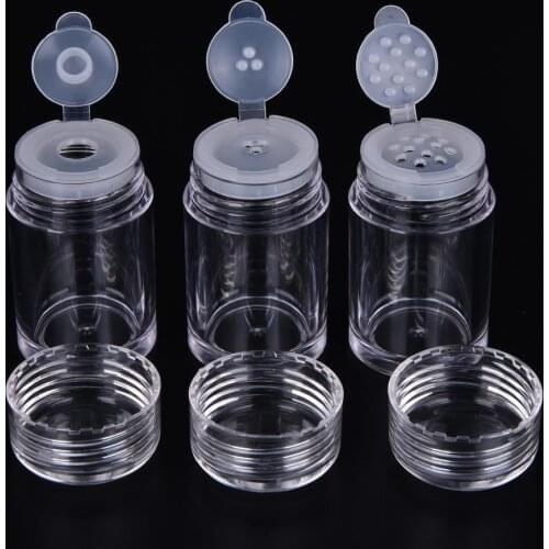 10ml Refillable Bottles Loose Powder Jar Nail Powder Bottle With Sifter Nail Glitter Powder Container