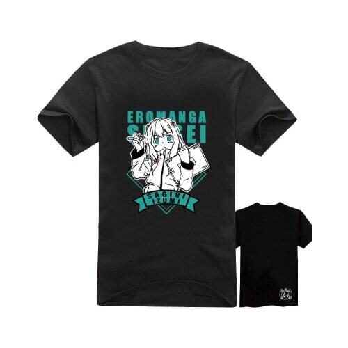 New Eromanga Sensei Sagiri Izumi T-Shirt Cosplay Costume Anime Masamune Izumi Men T shirt Women Clothing Tees