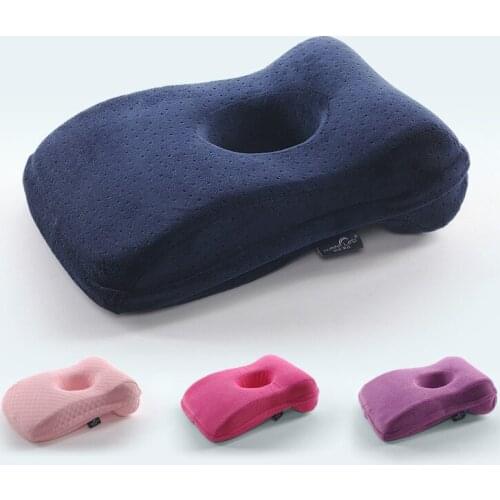 Memory Foam Pillow for Desk Sleeping Multinational Travel Memory pillow Office Nap L shape Slow Rebound Solid Anti-Apnea Pillow