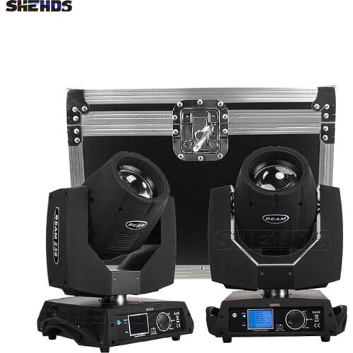 SHEHDS HOT Beam 7R 230W Moving Head Lighting With Flight Case DMX Dj Stage Equipment For Outdoor Performance Atmosphere Party