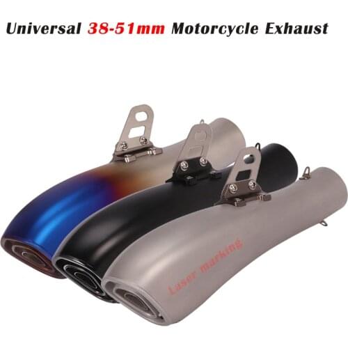 Universal Motorcycle FIRE TORCH Exhaust Escape Left & Right For V3 S1000R CBR250 Z250 Z1000 R6 R1 Modify 60mm Muffler DB Killer