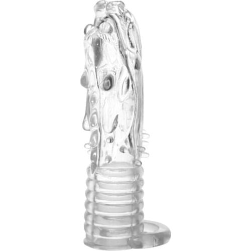 Adult Sex Toys For Men Crystal Condoms,Penis Extensions,Penis Sleeves Extend Sleeve Sex Toys Sex Product for Male