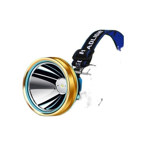 Bright headlight glare rechargeable lithium battery led flashlight 18650 xenon lamp head mounted lamp headlights