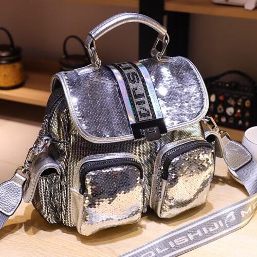 Ita Sequines Mochilas Para Mujer Brand Designer Womens Backpack Branded Small Back Pack School Travel Shoulder Bags