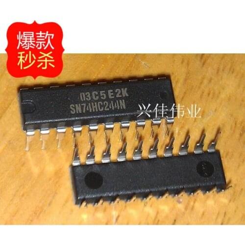 10PCS New original authentic original SN74hc244N 74HC244 DIP20 Logic - Buffers drive
