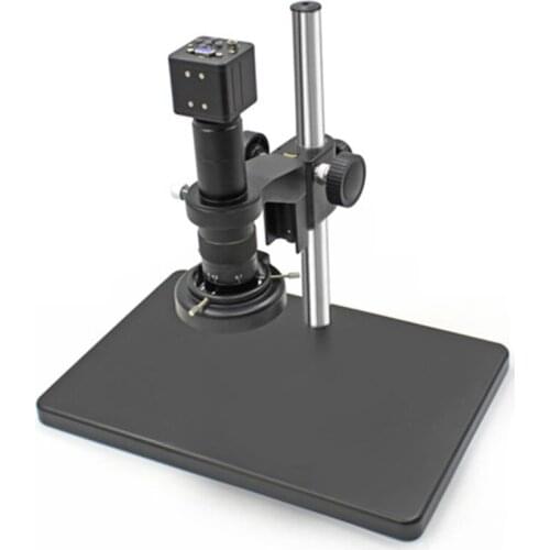 1080P 36MP HDMI USB WIFI Video Microscope Camera 100X 180X C-mount Lens For Phone PCB Repair