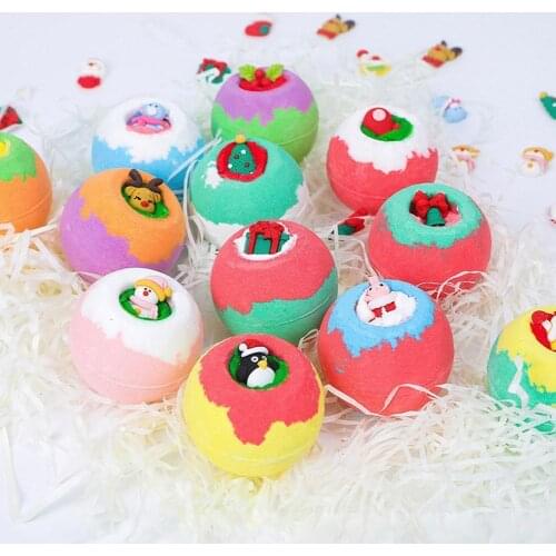 12Pcs Natural Spa Essential Oil Bath Bombs Ball Set New For Women Bubble Christmas Year Birthday Gifts Moms Salt Bath Ball A3T6