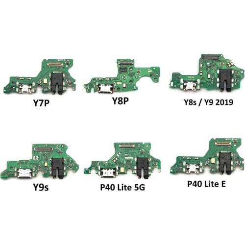 20PCS USB Charging Port Connector Dock Flex Cable With Micro For Huawei Y9S Y6P Y8S Y8P Y7P Y6S P40 Lite 5G / P40 Lite E