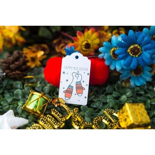 200 pcs 3.5x6.2cm paper label Snowman label candy favor tags New years gifts Label candy favor tags Christmas label