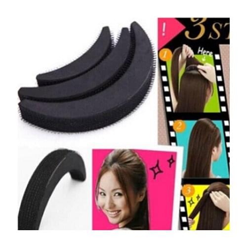 3 pcs Women girl Fashion Hair Style charming Clipping Stick Bun Maker Braid Tool