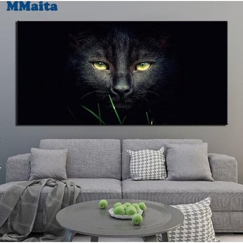 3D DIY painting Rhinestone Cross stitch Mosaic Animal Cat Wall Art Embroidery with Diamond Painter House Decoration GG5331