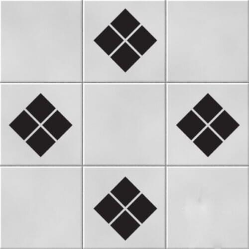 6 X Diamonds Vinyl Wall Tile Stickers Decals Kitchen Bathroom Home Decor Wall Stickers 20 Colours Choose