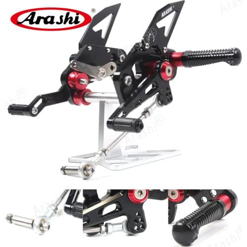 Arashi Z 125 Pro CNC Adjustable Rearset For KAWASAKI Z125 Z125-Pro 2016 2017 2018 2019 Footrest Foot Pegs Aluminum Motorcycle