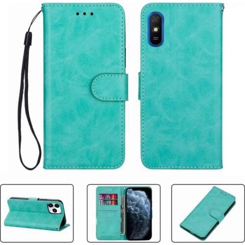 For Xiaomi Redmi 9i M2006C3LII 6.53" Redmi9i Wallet Case High Quality Flip Leather Phone Shell Protective Cover Funda