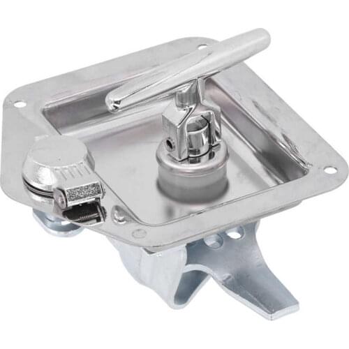 Camper Door Lock Car Door Lock Handle Stainless Steel with 2 Keys Replacement for RV Houseboat Camper Toolbox