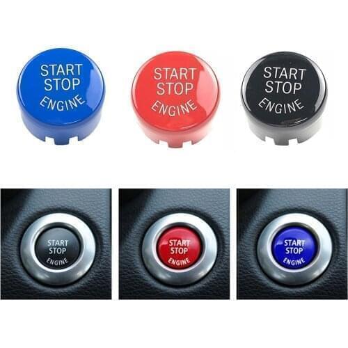 START Stop Button Replace Car Engine Cover Switch Accessories Key Decor for BMW F20 F10 F01 F26 F15 F16 Car Engine Button Cover