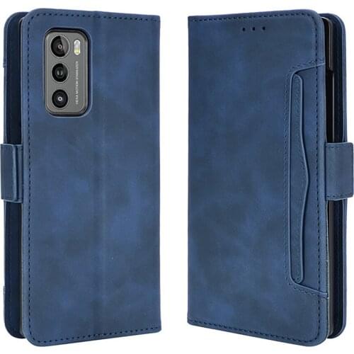 Flip Leather Case Phone Case Multi-card Slot Wallet Type Protective Cover Protective Shell for LG WING 5G Phone Accessories