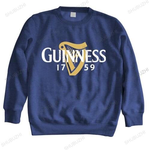 Warm sweatshirts men hoody Guinness Beer hoodies Custom Designed Color Worn Label Pattern cotton streetwear sweatshirt for boys