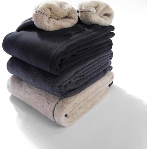 2021 New Winter Warm Jogging Pants Men 5XL 6XL 7XL Large Size Trousers Fashion Casual Thicken Sweatpants Male Brand