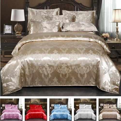 Luxury 2 or 3pcs Bedding Set High Quality Duvet Cover Sets with Zipper 1 Quilt Cover + 1/2 Pillowcases Twin Full Queen King