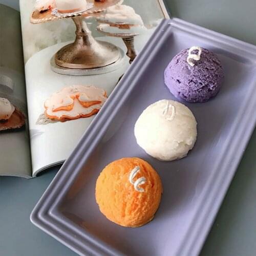 Ice cream silicone mold DIY aromatherapy plaster candle diffused stone handmade silicone mold