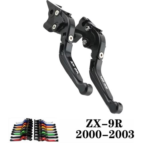 For KAWASAKI ZX 9R ZX-9 ZX-9R 2000 2001 2002 2003 00 01 02 03 CNC Motorcycle Adjustable Brake Clutch Lever Levers Folding