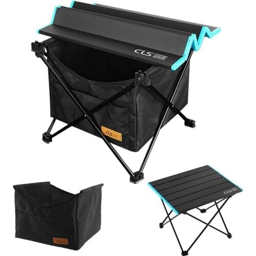 Portable Camping Table Folding Table Aluminum Table with Storage Bag Carry Bag for Picnic Hiking Camping Cooking and Outdoor