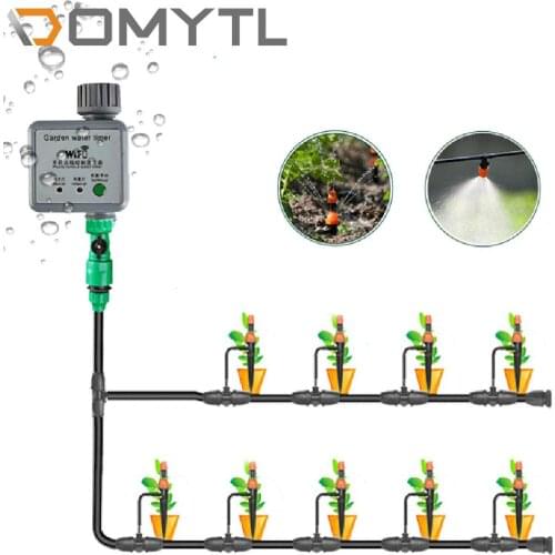WiFi Smart Remote Control Automatic Watering Timer Garden Potted Irrigation Controller Adjustable Water Flow Watering Tool Set