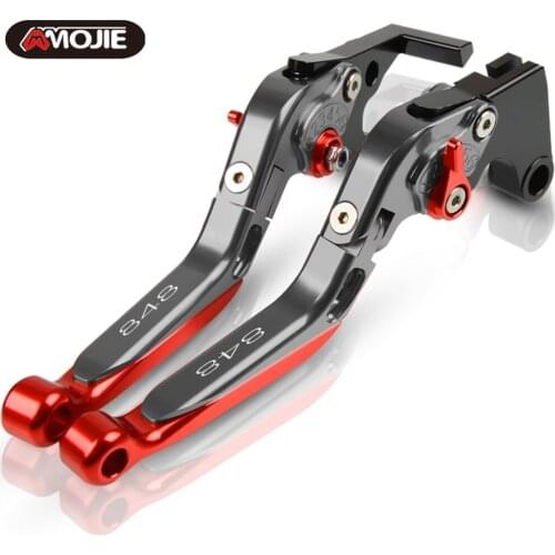Motorcycle Extendable Adjustable Foldable Handle Levers Brake Clutch Lever For Ducati 848 EVO 2007 2008 2009 2010 2011 2012 2013