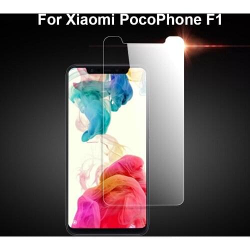 For Pocophone F1 Tempered Glass Premium Screen Protector Film For Xiaomi Pocophone F1 F 1 Global Version Touch Screen LCD Glass