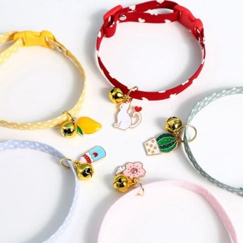 1Pc Kitten Collar Pet Cat Collars Breakaway Adjustable Cats Collar Puppy Collar Pet Supplies Collier for Kittens