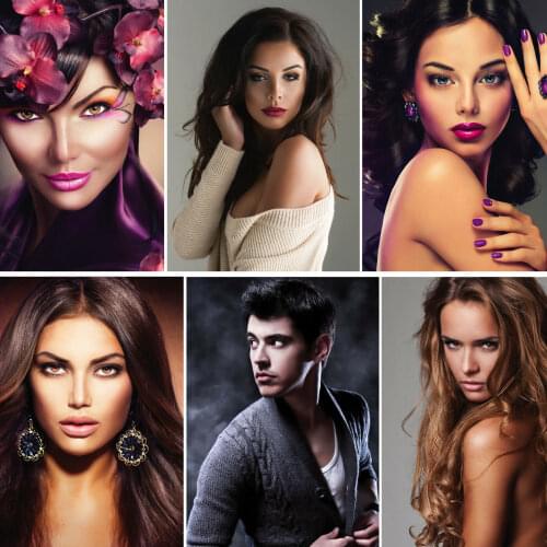 28style Choose HAIR SALON, HAIRDRESSER, BARBER, HAIRSTYLE PICTURE Art Film Print Silk Poster for Your Home Wall Decor 24x36inch