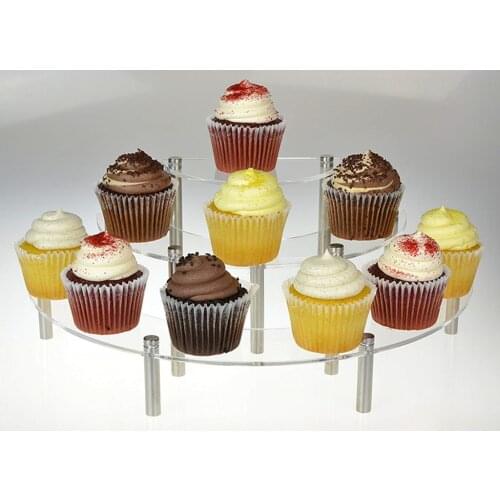 3 Tier Cupcake Stand, Cake And Dessert Display Stand Tower for Wedding Birthday