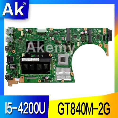 AK S551LN Laptop motherboard For Asus S551LB S551LN S551LD S551L Test original mainboard 4G RAM I5-4200U GT840M-2G