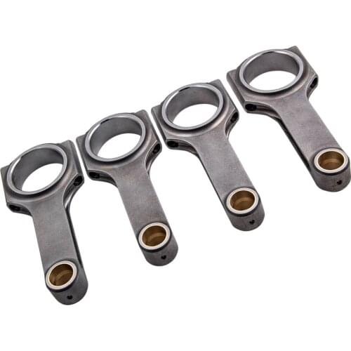 4PCS 158mm Forged Connecting Rods For Peugeot 306 RS S16 2.0L Turbo HP800 H-Beam Floating Balanced Crankshaft Piston Pin
