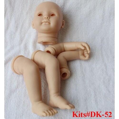 Reborn Doll Kits for 20inches Soft Vinyl Reborn Baby Dolls Accessories for DIY Realistic Toys for DIY Reborn Dolls Kits#dk-52