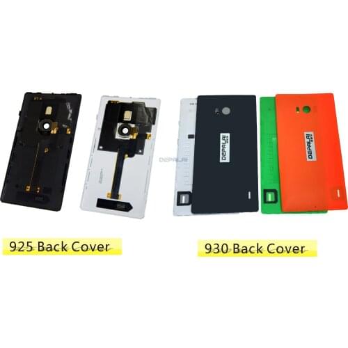 New Battery Back Cover Housing Case For Nokia Asha 925 930 For Microsof lumia With Power Volume Buttons Repair parts