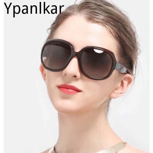 New Fashion Butterfly Women Sunglasses Ladies Polarized Sun Glasses Elegant Large Frame Wild Driving Eyewear
