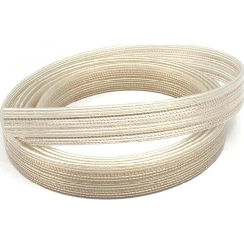 Audiophile Valhalla 7N Copper Wire Silver Plated 12 Core DIY Audio Speaker Cable (sell Per 1M)