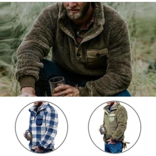 Autumn Winter Chic Long Sleeve Fluffy Sweatshirt Skin-friendly Winter Sweatshirt Thicken for Outdoor