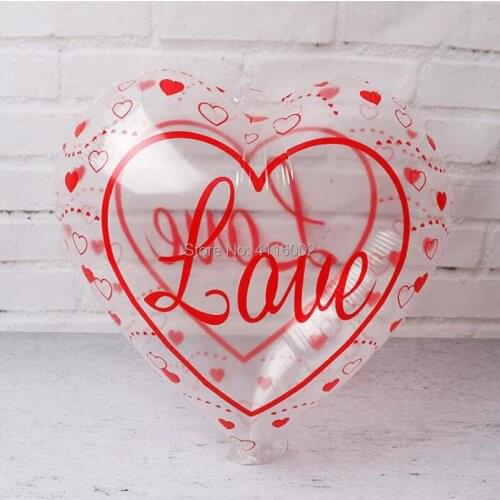 1000pcs 18inch Clear Transparent Balloons Star Heart Love Helium Globos Wedding Birthday Party Decoration